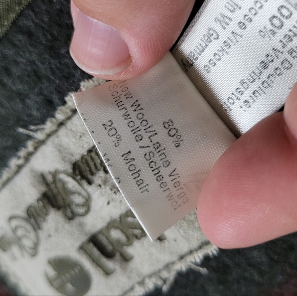 VINTAGE | plaid wool mohair single button blazer - Picture 7 of 8